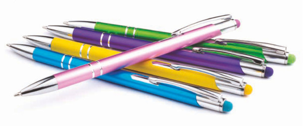 Kovová propiska se stylusem Bello