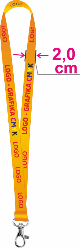 Lanyard Standard 2 cm